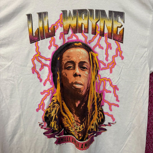 Reason Lil Wayne A Milli Graphic Design T-Shirt 2XL