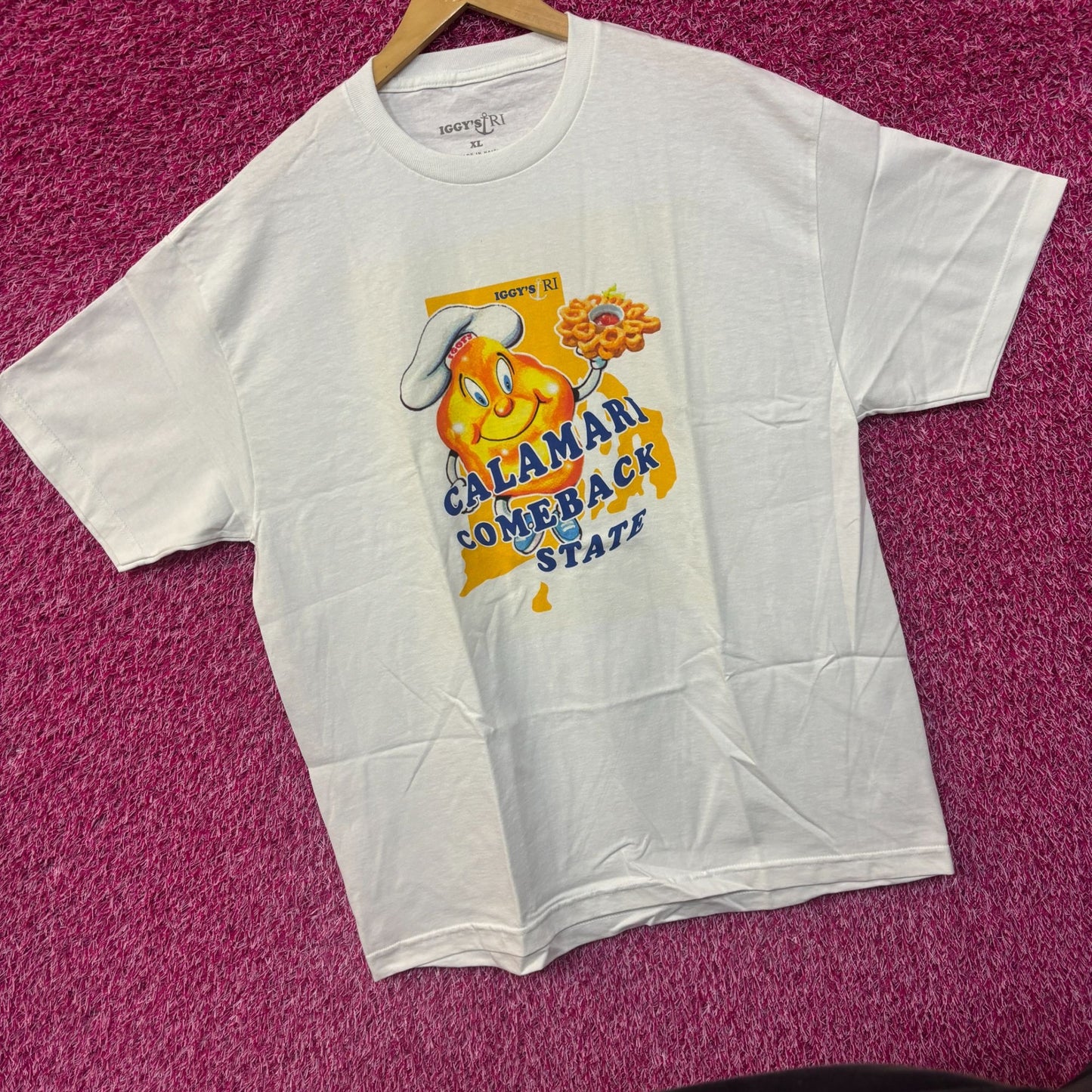 Doughboys IGGYs RI Calamari comeback state Tshirt size XL