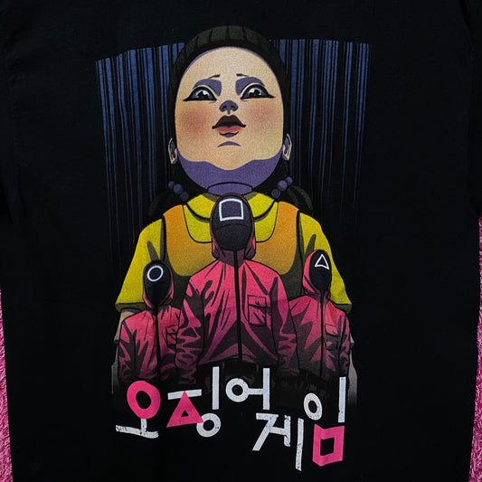 Squid Game Red Light Green Light Game Netflix Sereis Tee L