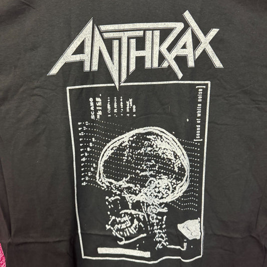 Anthrax Sound of White Noise Album Thrash Metal Band Tee 2XL