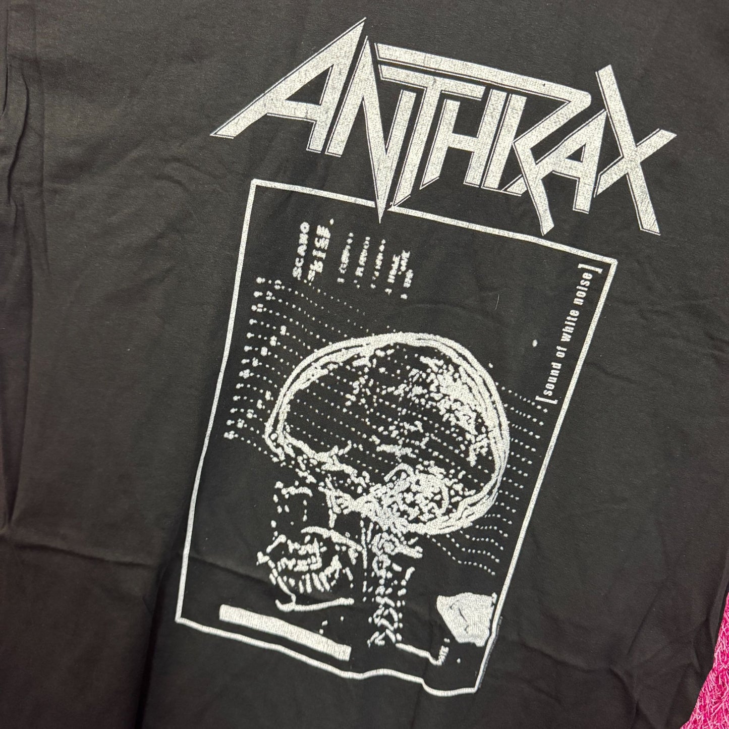 Anthrax Sound of White Noise Album Thrash Metal Band Tee 2XL