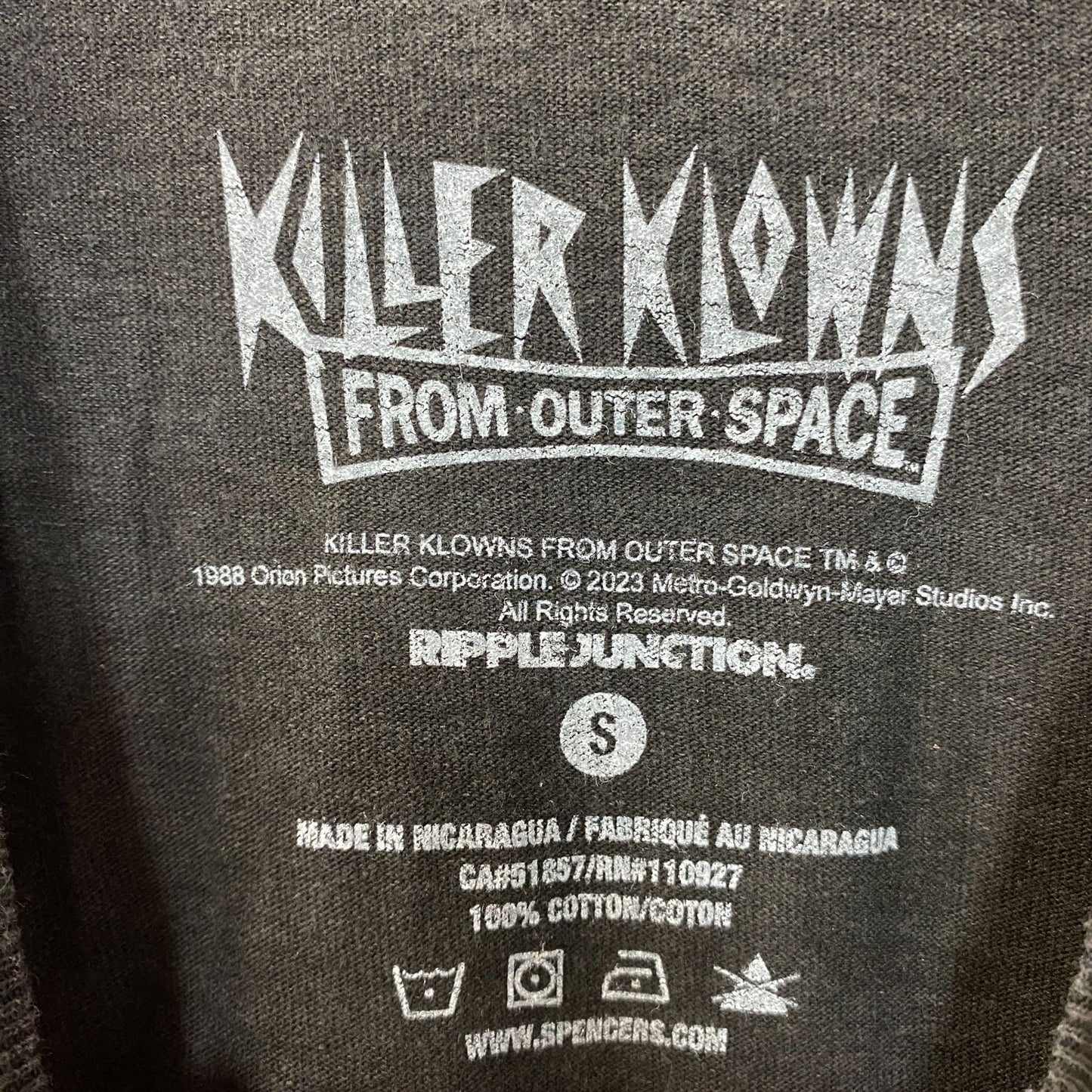 Killer Klowns From Outer Space Graphic Design T-Shirt Small