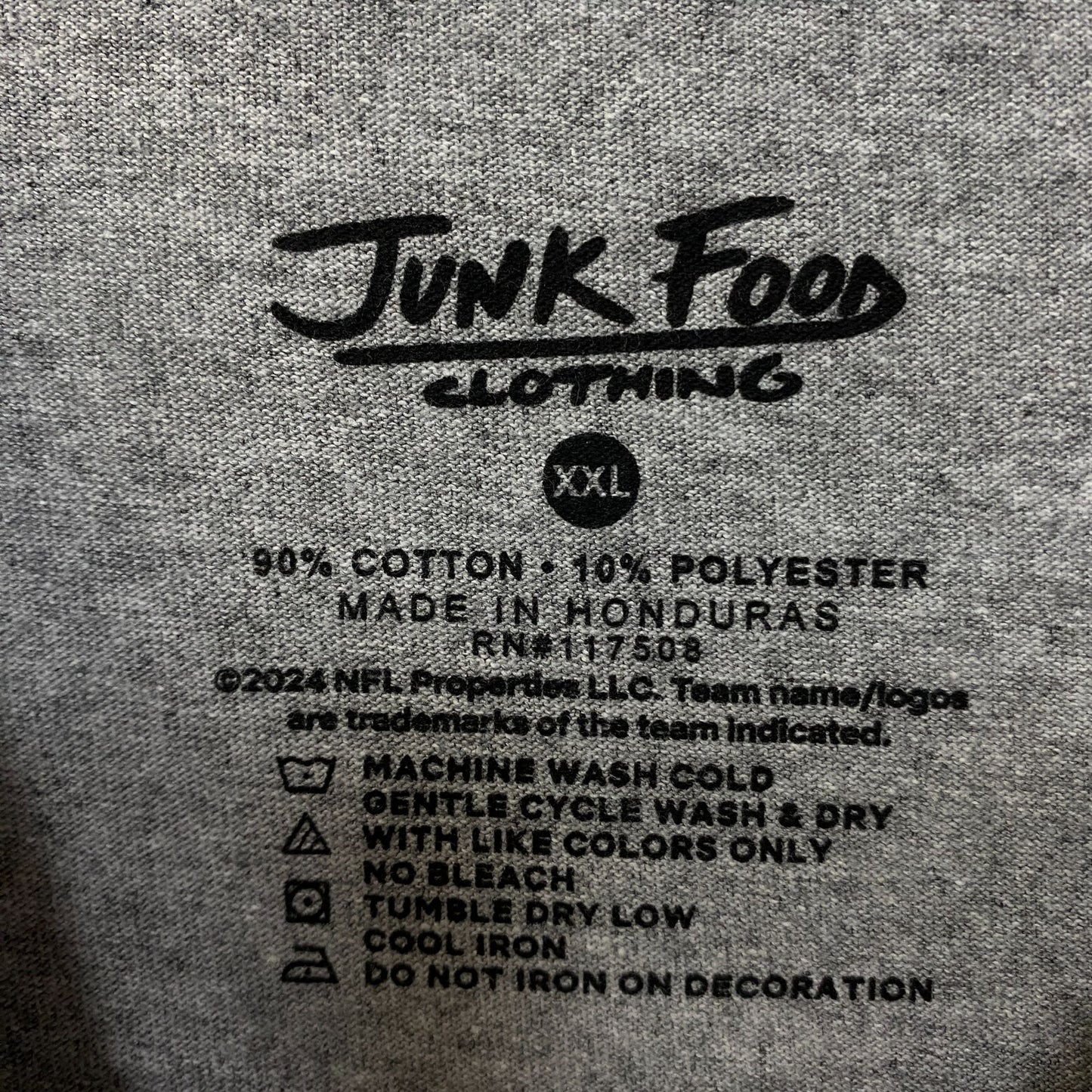 Junk Food Clothing NFL Detroit Lions Complete T-Shirt 2XL