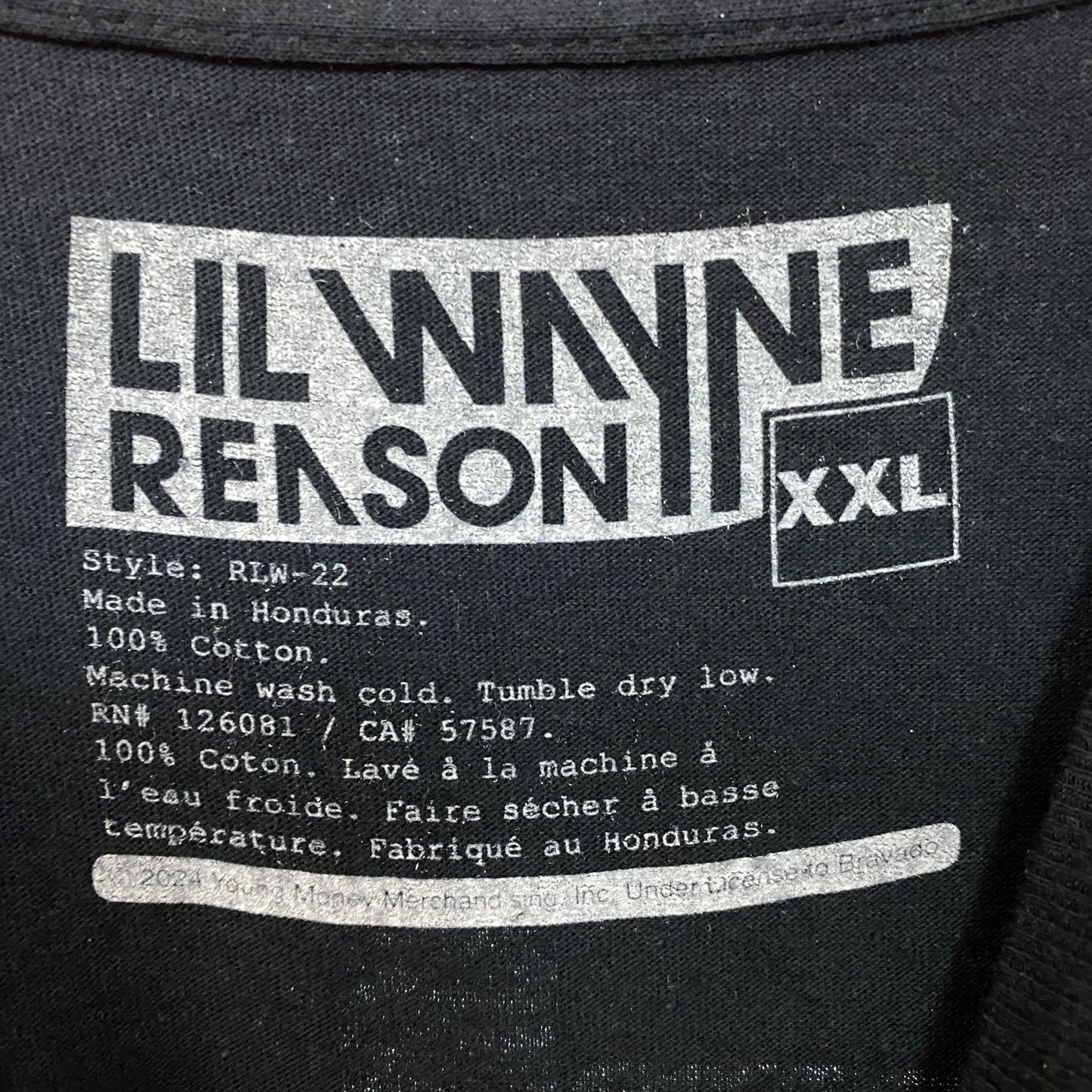 Lil Wayne Real G's Weezy F Baby Young Money Records T-Shirt 2XL