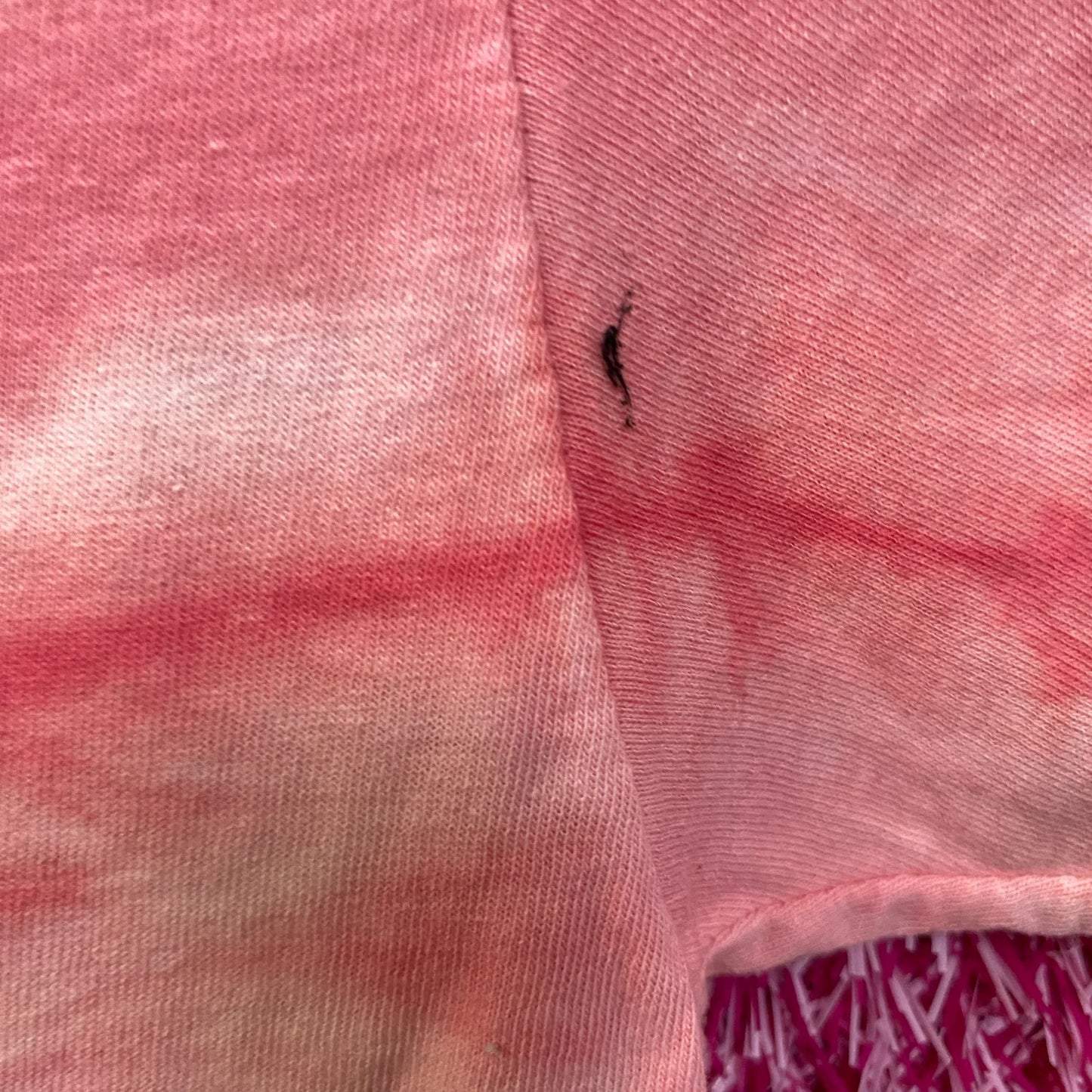 The Rolling Stones Hot Lips Red Tie Dye Tshirt size Small