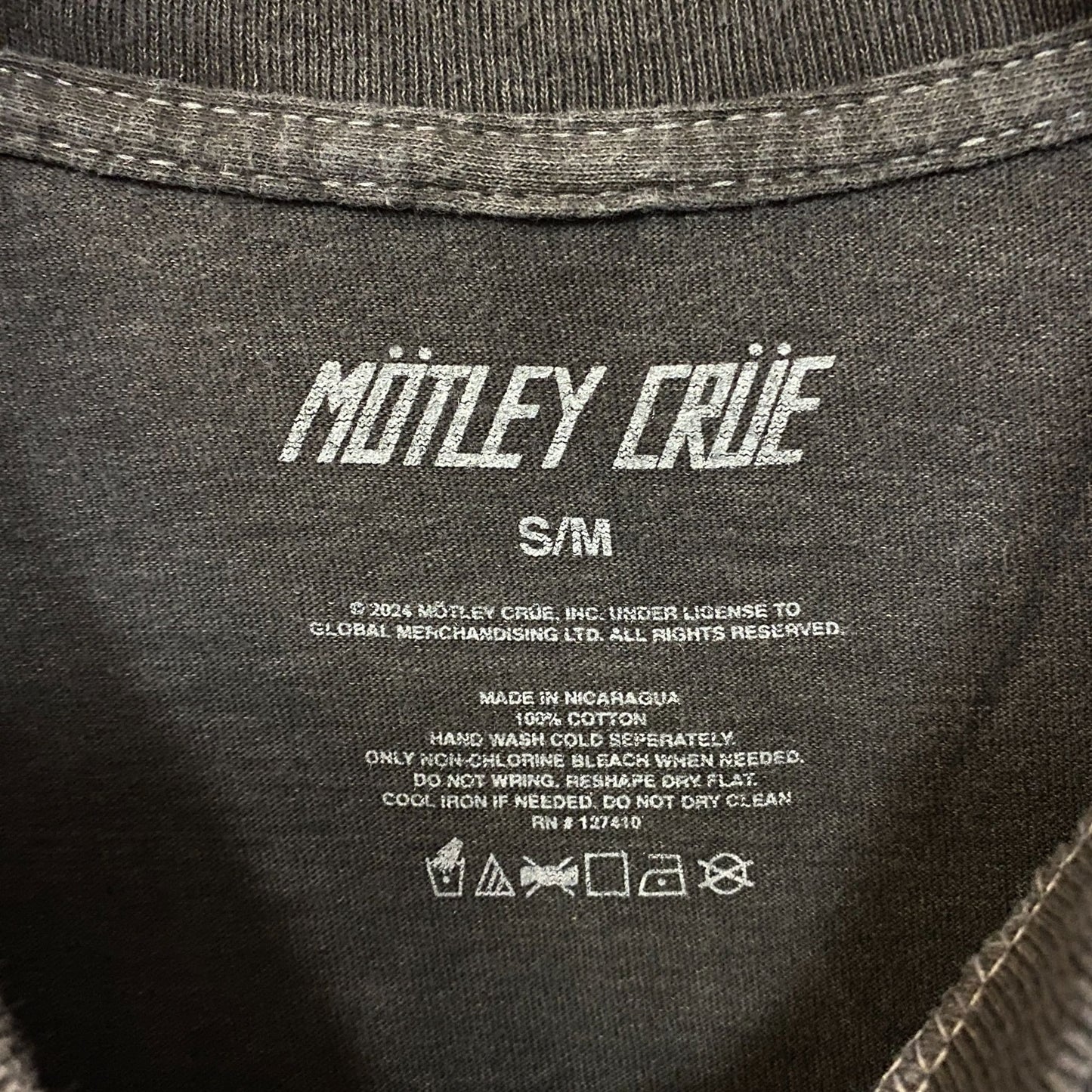 Motley Crue The Bad Boys of Hollywood Glam Metal T-Shirt S/M
