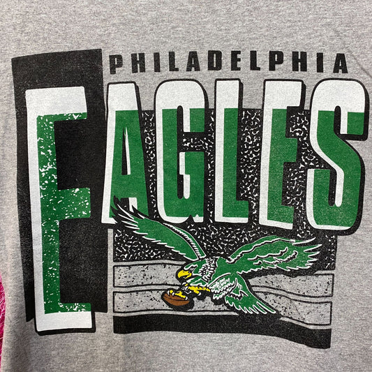 NFL Junk Food Philadelphia Eagles Gray Tshirt size XS