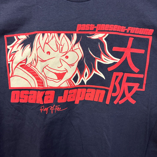 Osaka Japan Past Present Future Puffy Ring of Fire Tee L