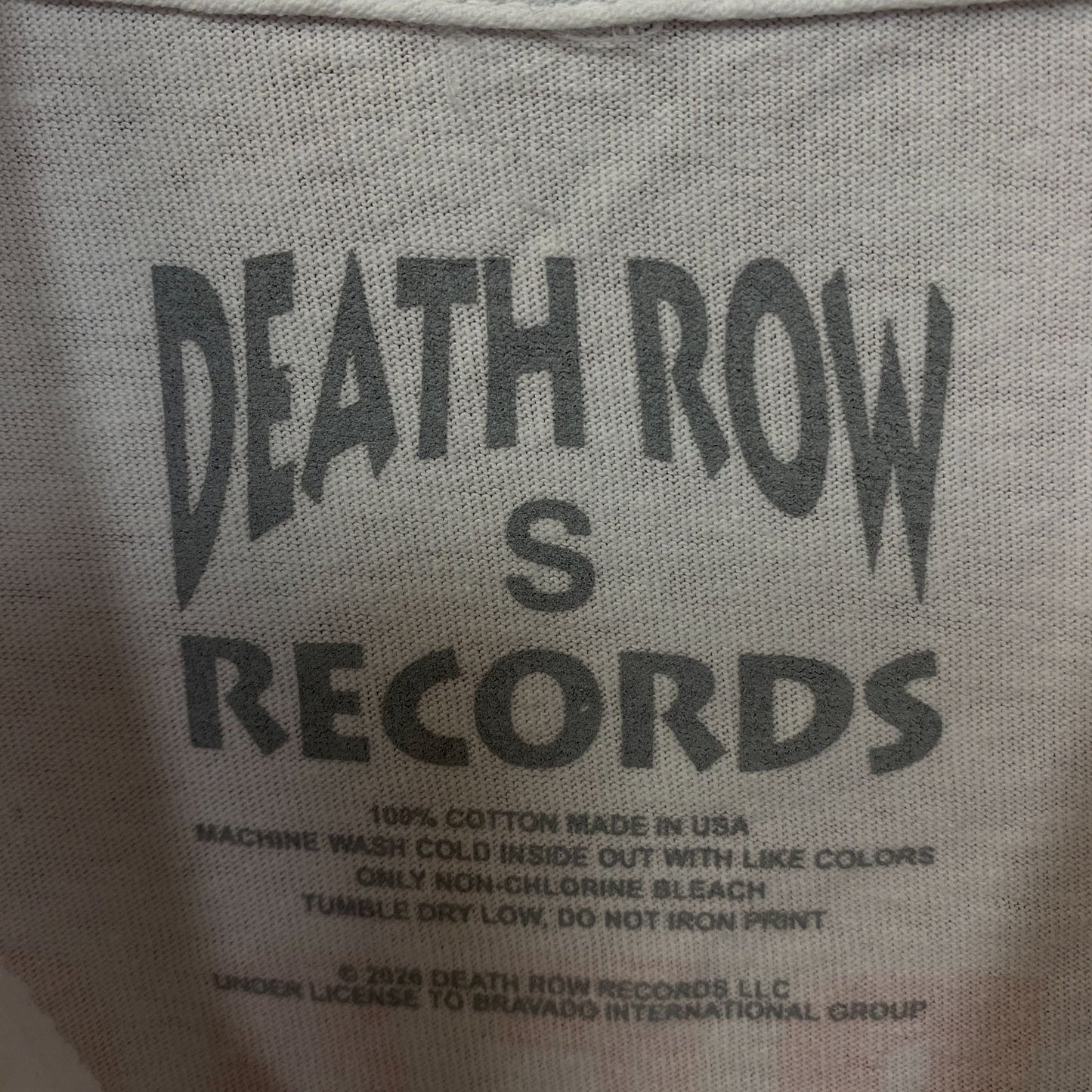 Death Row Records Logo Graphic T-Shirt Small