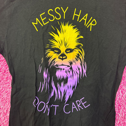 Chewbacca Messy Hair Don’t Care Womens T-shirt size 2XL