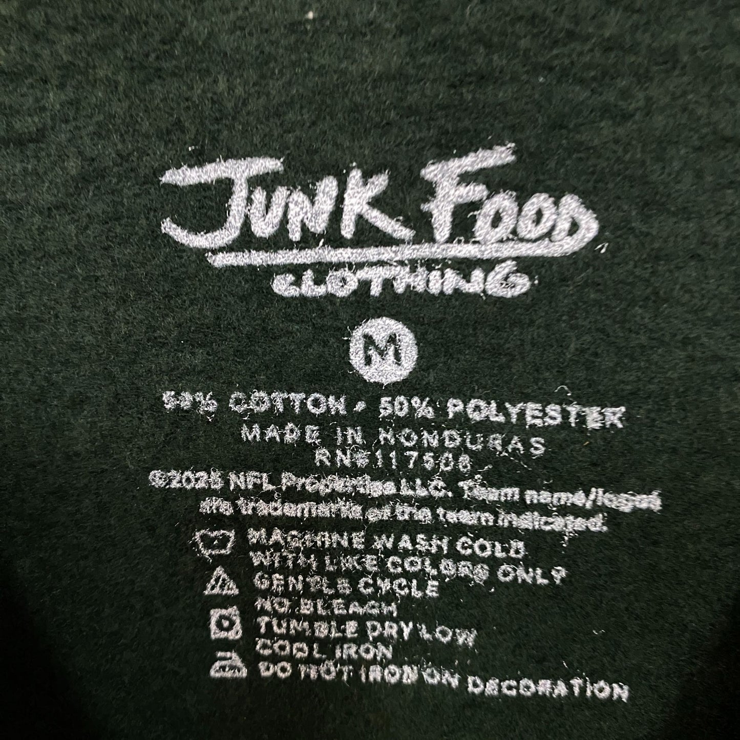 Junk Food Green Bay Packers Bling Flea Market Crop Fleece Medium