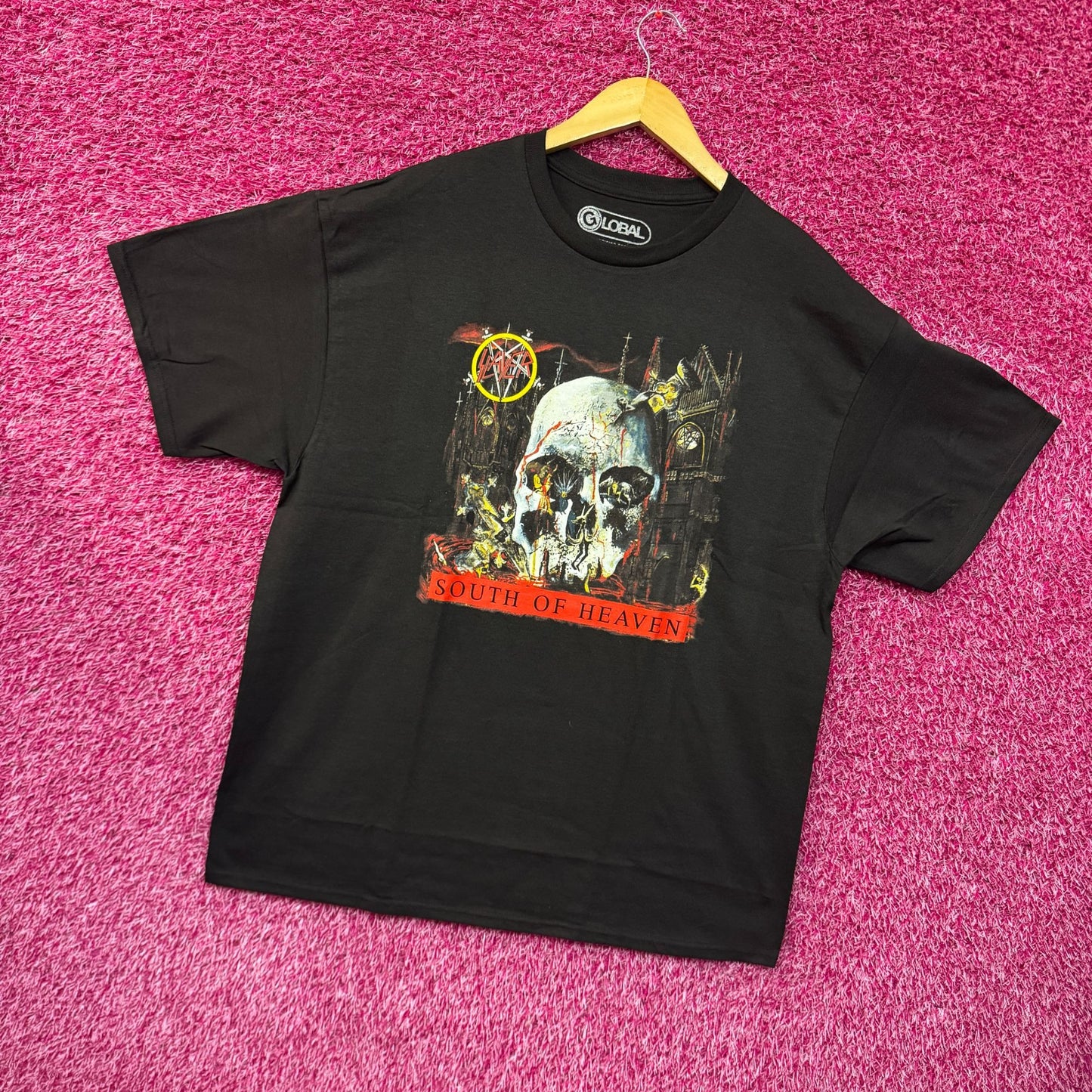 Slayer South of Heaven Album Cover Heavy Metal Band Tee 2XL