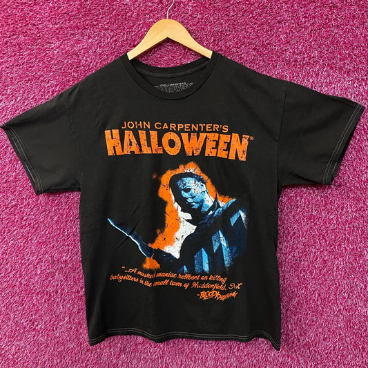 John Carpenter's Halloween Michael Myers "The Night He Came Home" Vintage Graphic Tee Medium