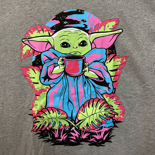 Star Wars Grogu Neon Tshirt size medium