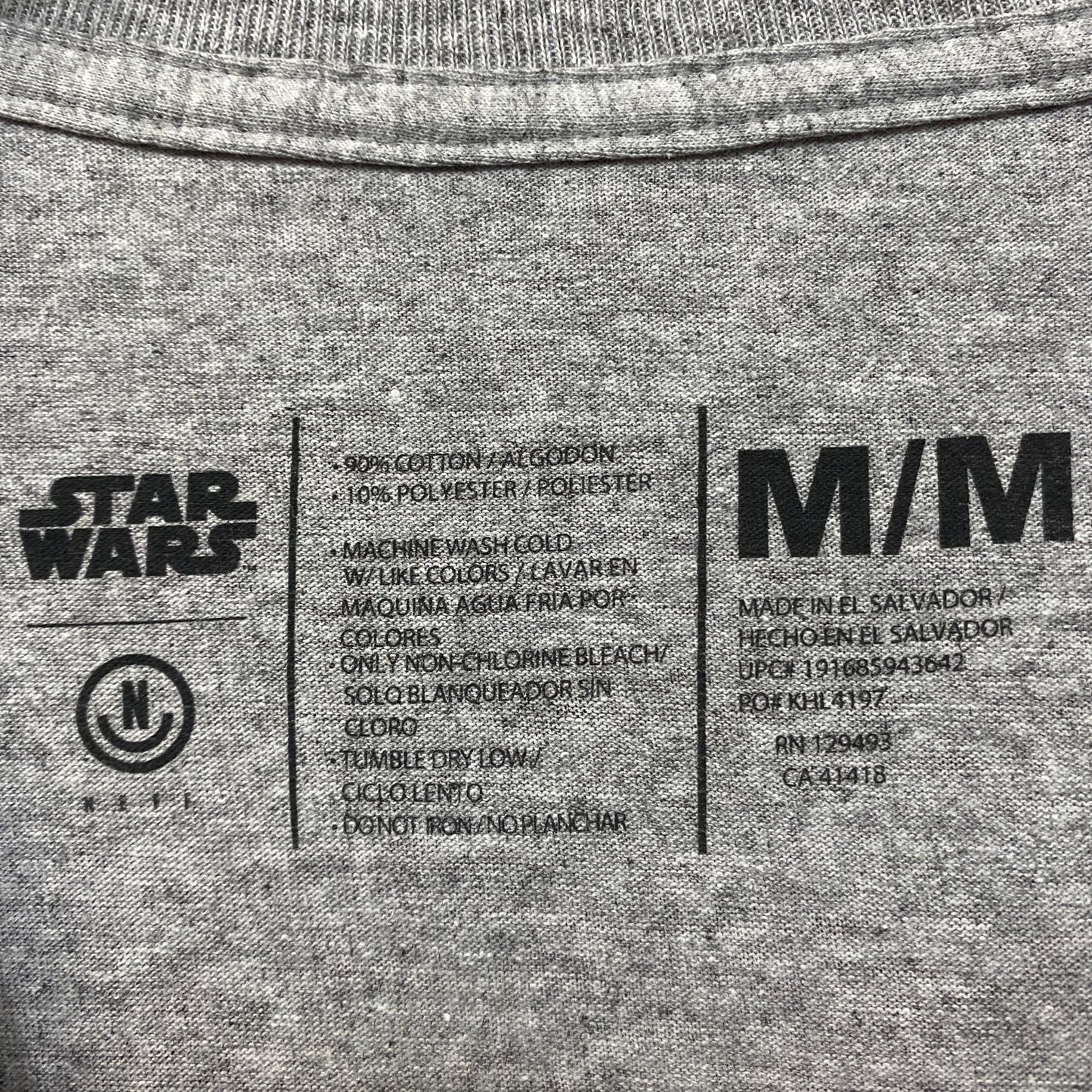 Star Wars Grogu Neon Tshirt size medium