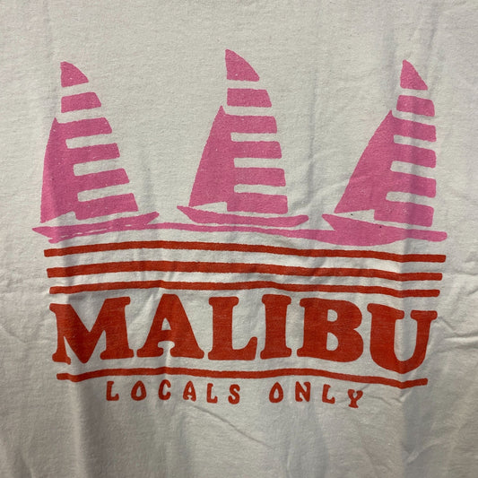 Junk Food Clothing Malibu "Locals Only" Graphic T-Shirt Large