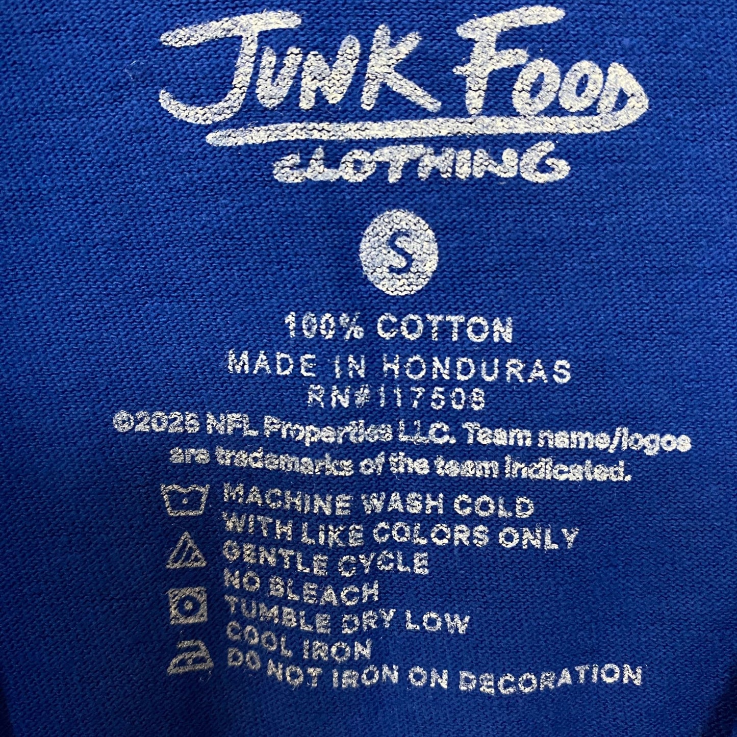 Junk Food Clothing NFL Seattle Seahawks Checkdown Flea Market Tee Small