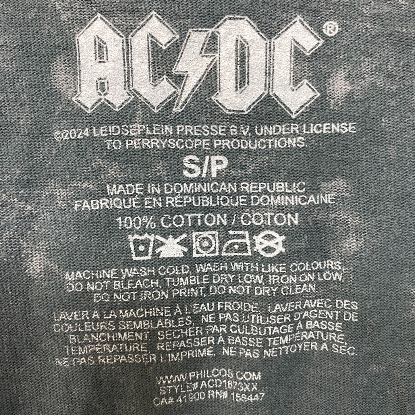 AC/DC High Voltage Rock Band T-Shirt Size Small