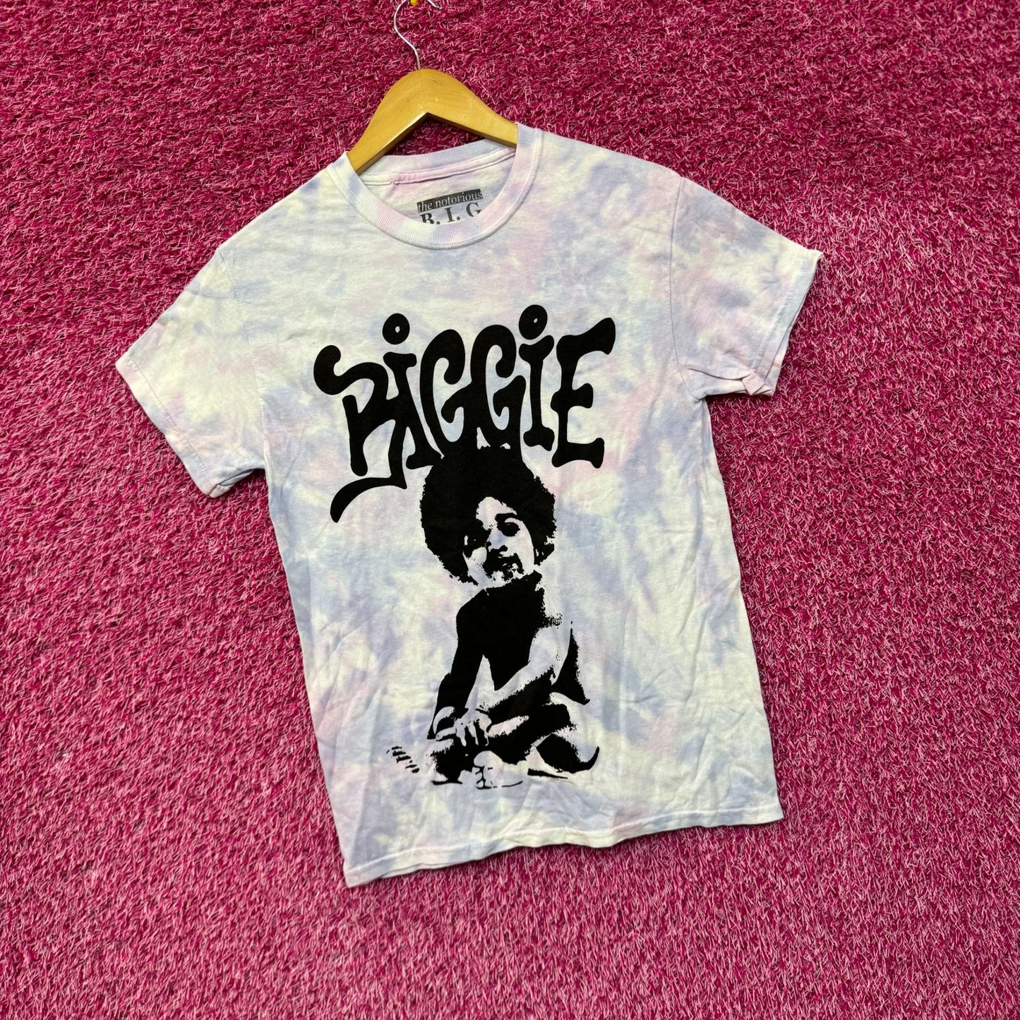 Biggie Smalls Ready To Die tiedye Rap shirt size small