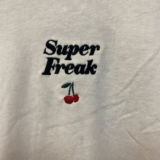 Super Freak Junk Food Beige Tshirt size Small