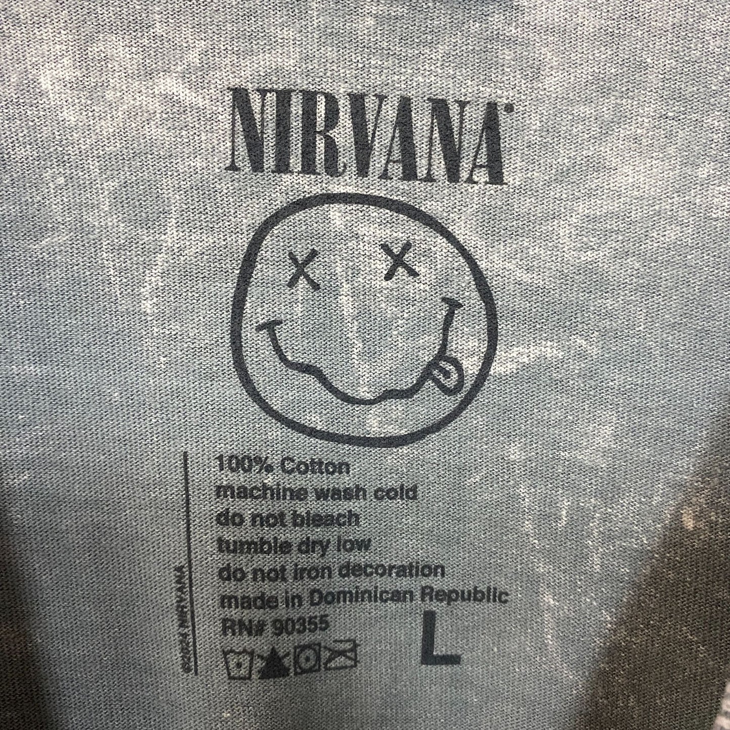 Nirvana In Utero Album Art T-Shirt Large
