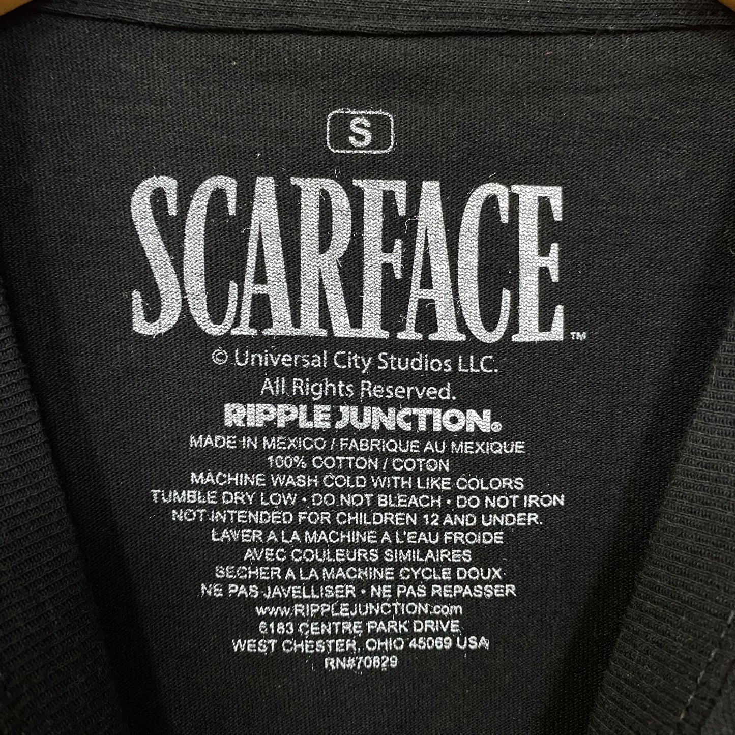 Scarface Tony Montana Al Pacino Classic T-Shirt Small