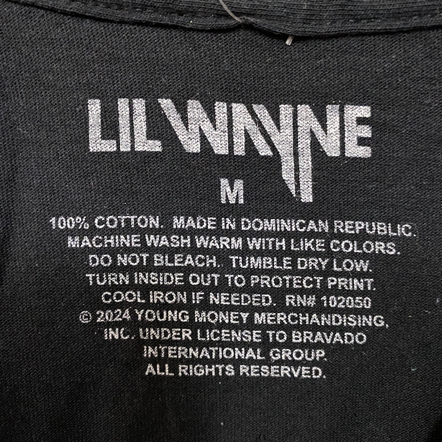 Lil Wayne Tha Carter III Album Hip-Hop T-shirt size Medium