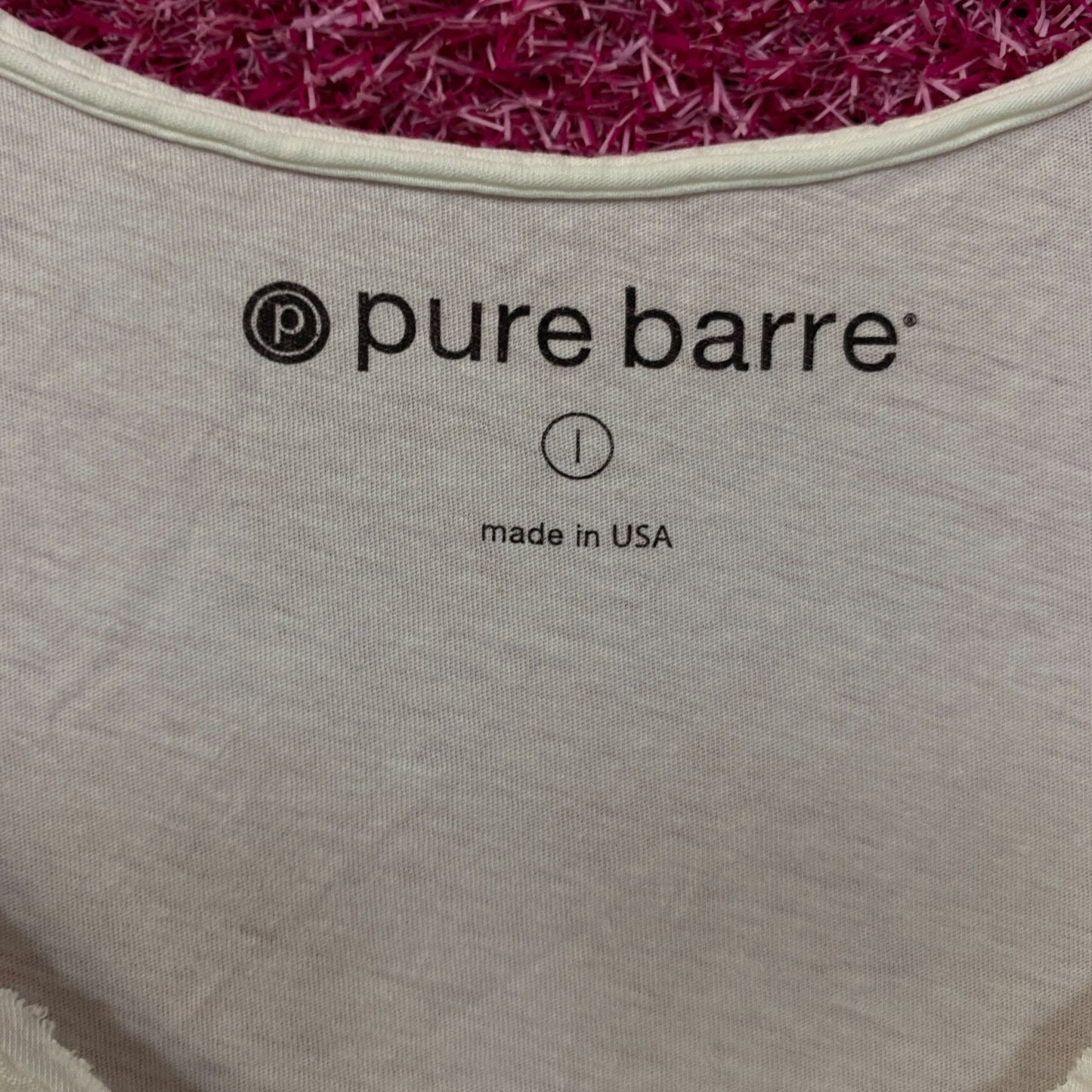 High fives And Sunshine Pure Barre Exclusive Tank Top size large