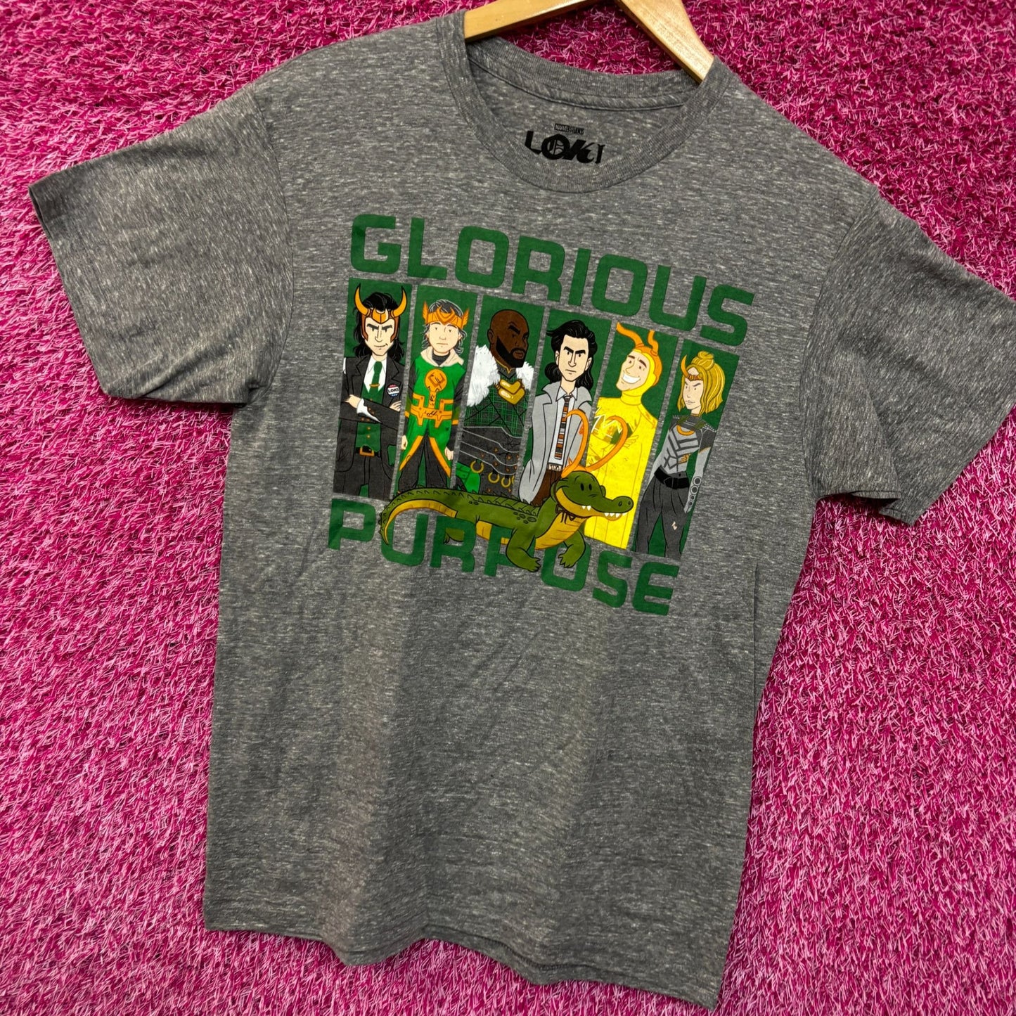 loki Glorious Purpose Comic book Tshirt medium