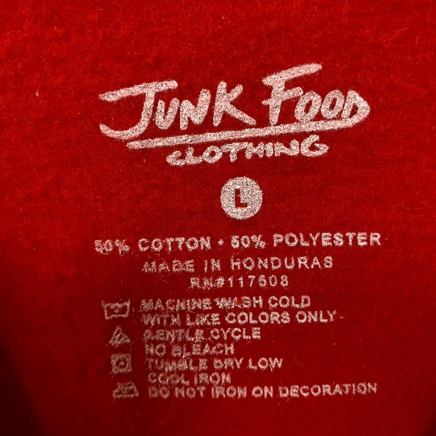 Junk Food Merry Merry Graphic Fleece Sweatshirt Large