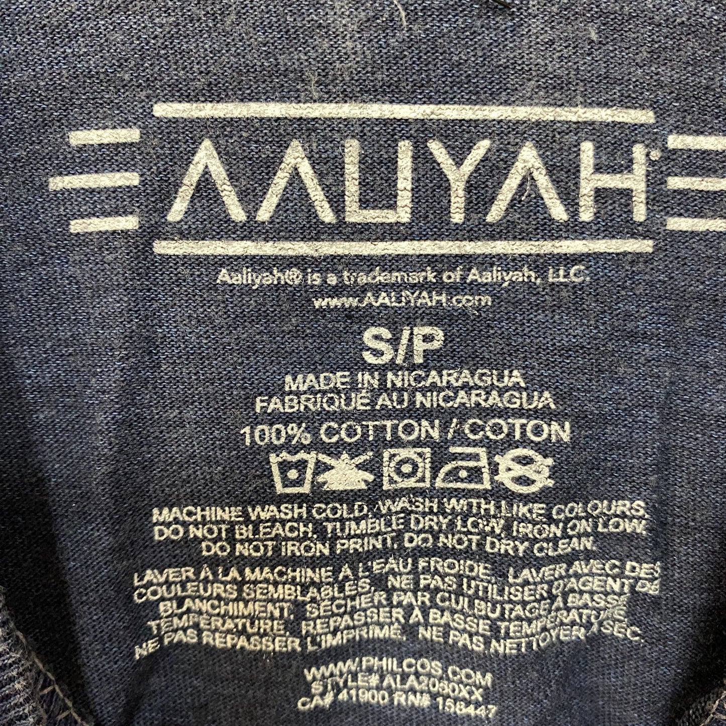 Aaliyah Princess Of RnB Poster T-Shirt Small