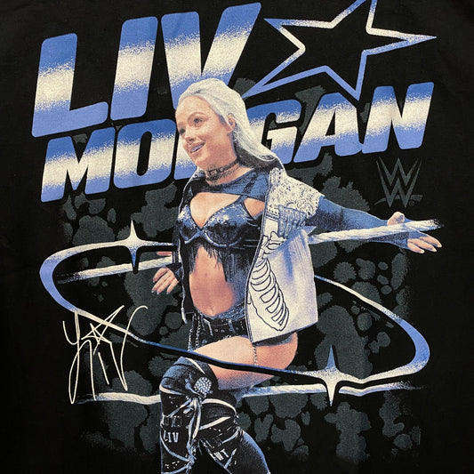 WWE Liv Morgan Star Ring Graphic T-Shirt Large