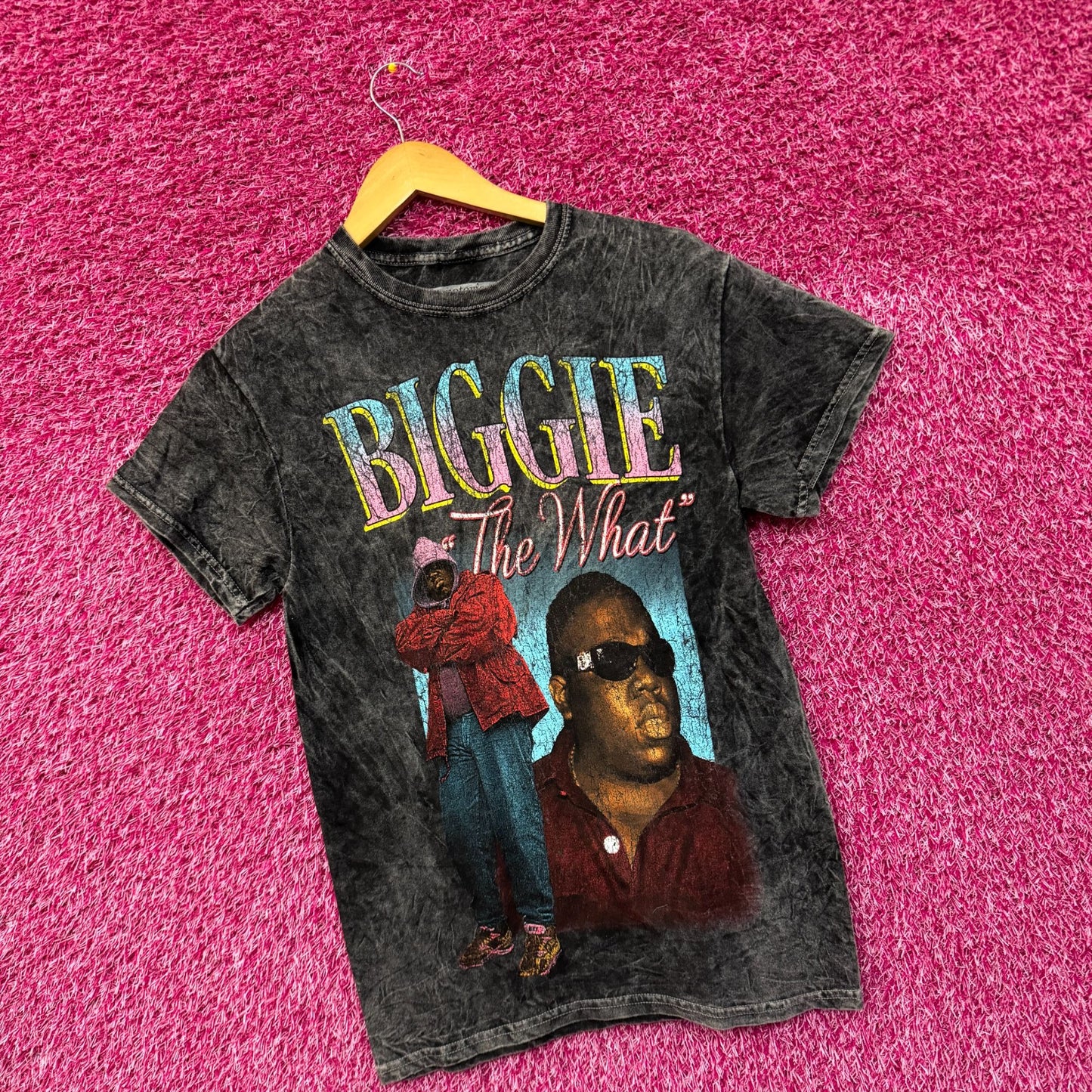Biggie Smalls The What mineral wash shirt size small