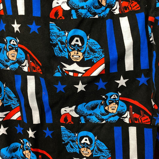 Marvel Captain America Graphic Pajama Pants Medium