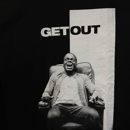 Get Out Movie Poster Graphic T-Shirt XL
