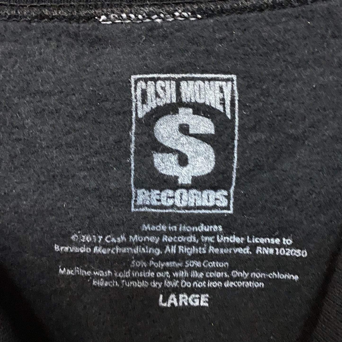 Cash Money Records Gold Foil Logo Crewneck Sweater Large