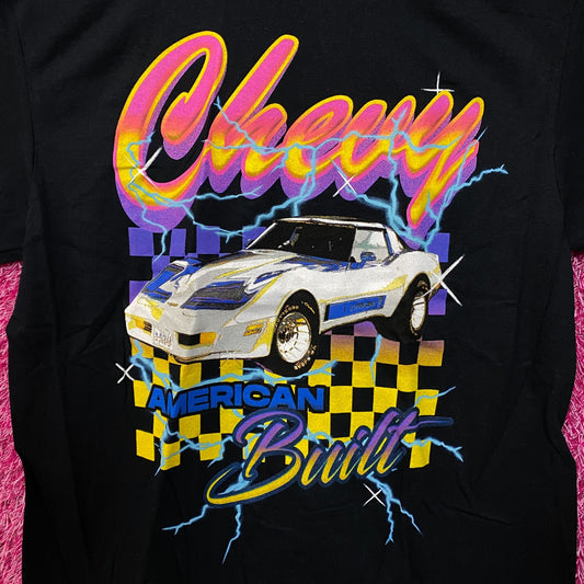 Chevy Corvette American Built Car Promo Tshirt size Medium