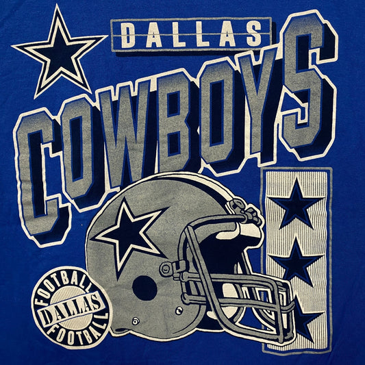 Junk Food Clothing NFL Dallas Cowboys Checkdown Flea Market Tee Small