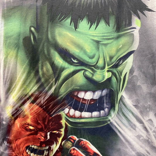 Marvel Incredible Hulk Transformation Sublimated T-Shirt Medium