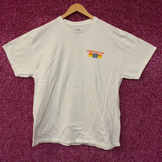 Junk Food Ford Pickups Trucks 1976 Graphic T-Shirt Large