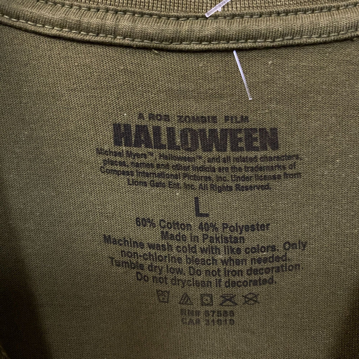 "The Bogeyman" Michael Myers Golf Halloween T-Shirt Large