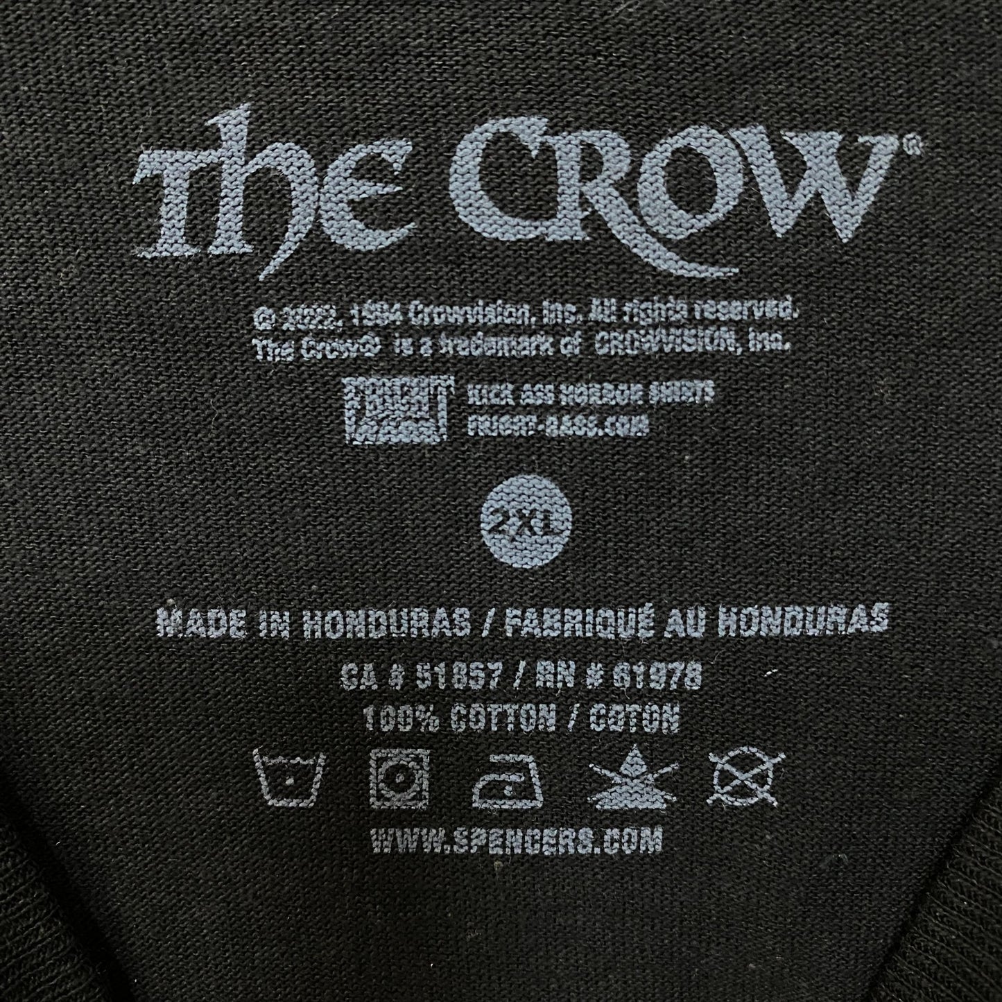 The Crow 1994 Movie Promo Poster Print T-Shirt 2XL