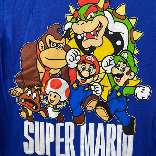 Nintendo Super Mario Brothers Game Characters T-Shirt Small