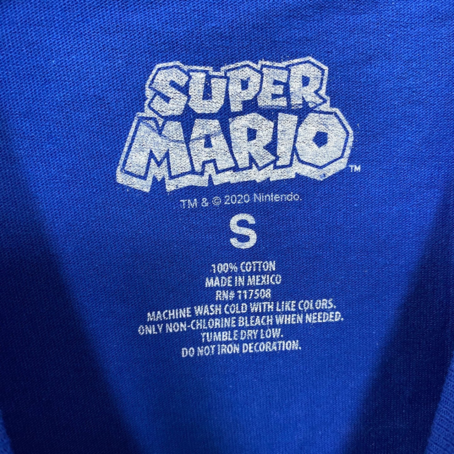 Nintendo Super Mario Brothers Game Characters T-Shirt Small