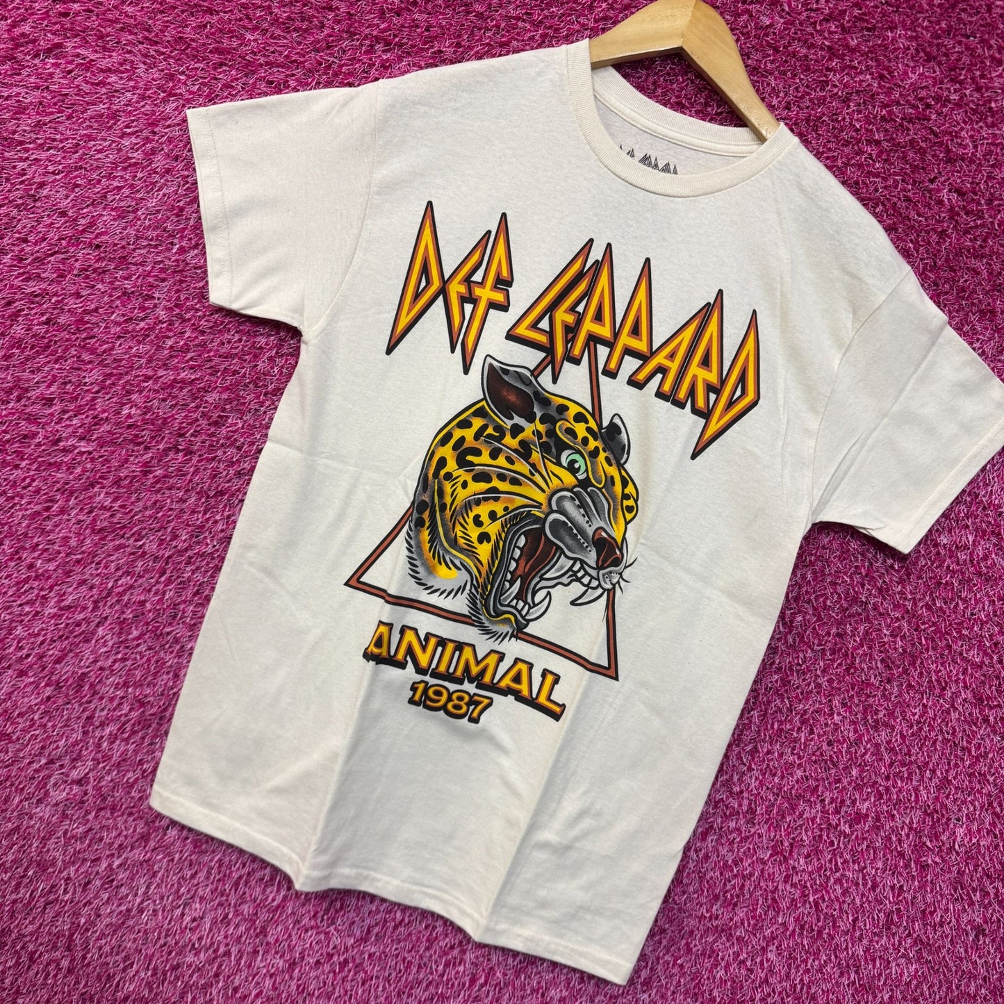 Def Leppard Animal 1987 Americana Tattoo Heavy Metal Tee M