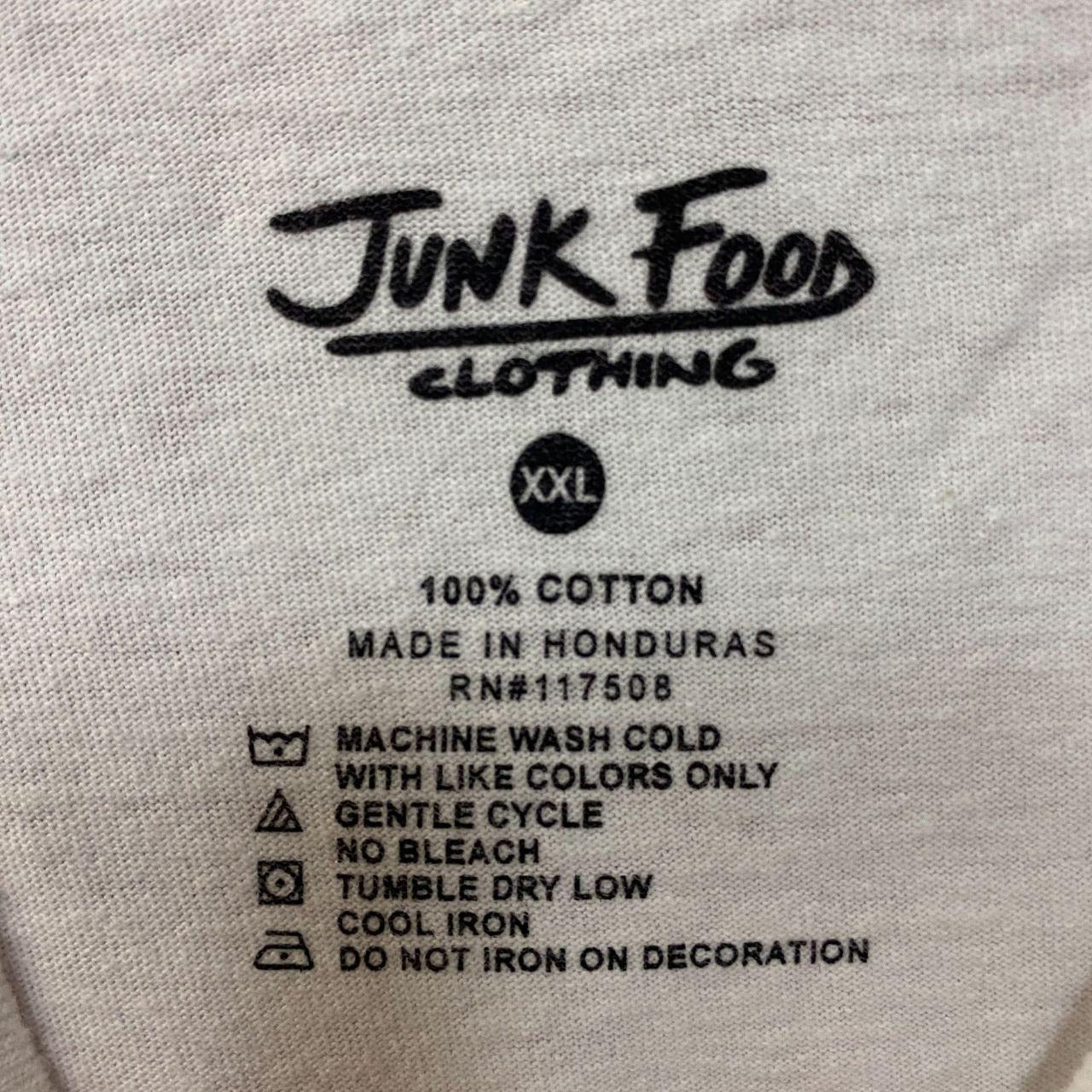 Junk Food Brand Distressed American Flag Graphic T-Shirt 2XL