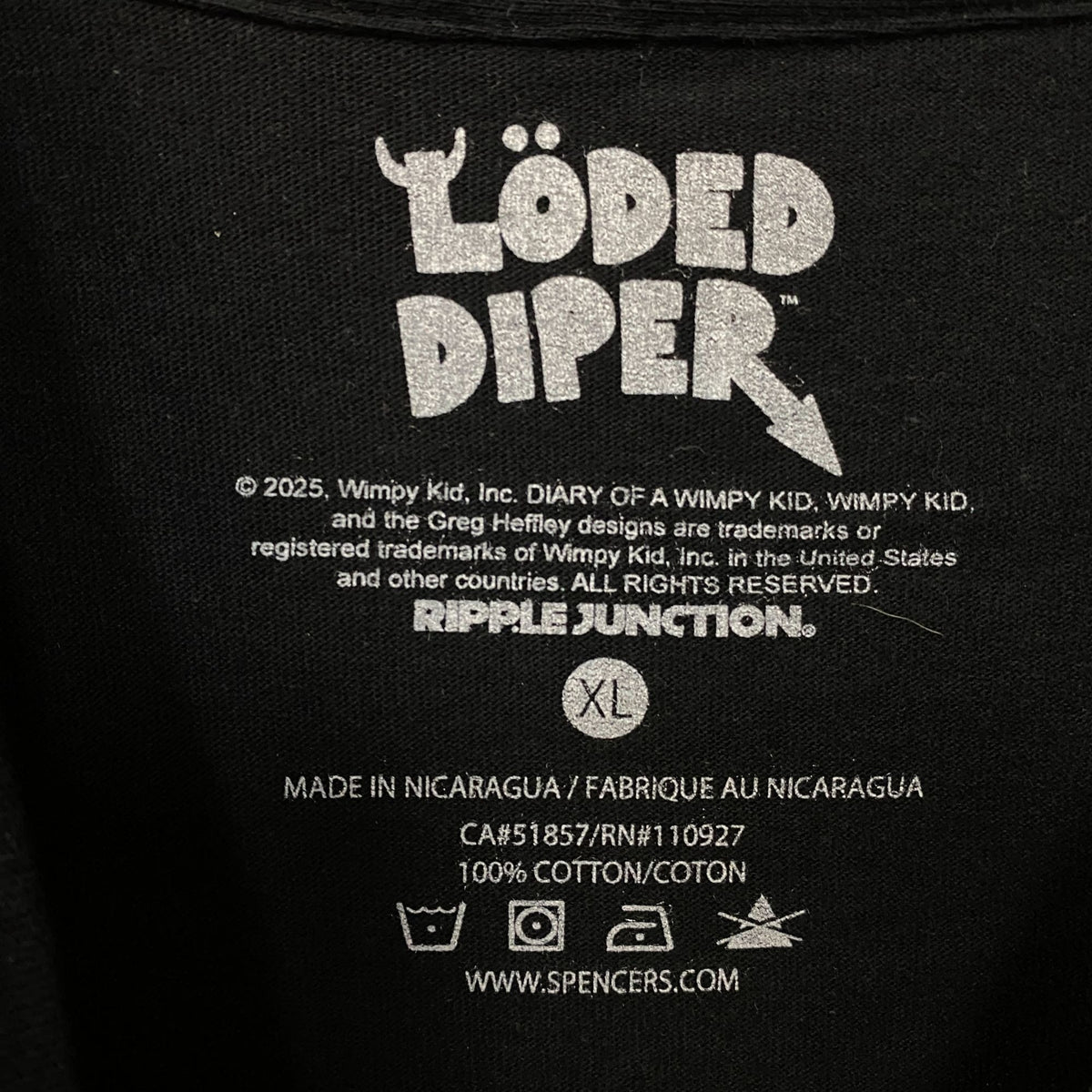 Diary Of The Wimpy Kid Löded Diper Graphic Lightning T-Shirt XL