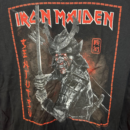 Iron Maiden Senjutsu Shogun Rock Tshirt size Large