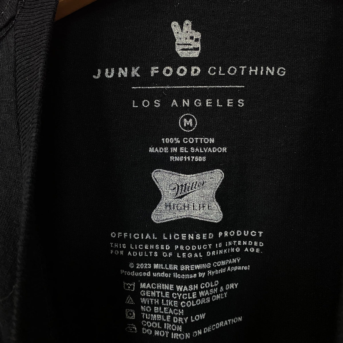 Junk Food Clothing Miller High Life Graphic T-Shirt Medium
