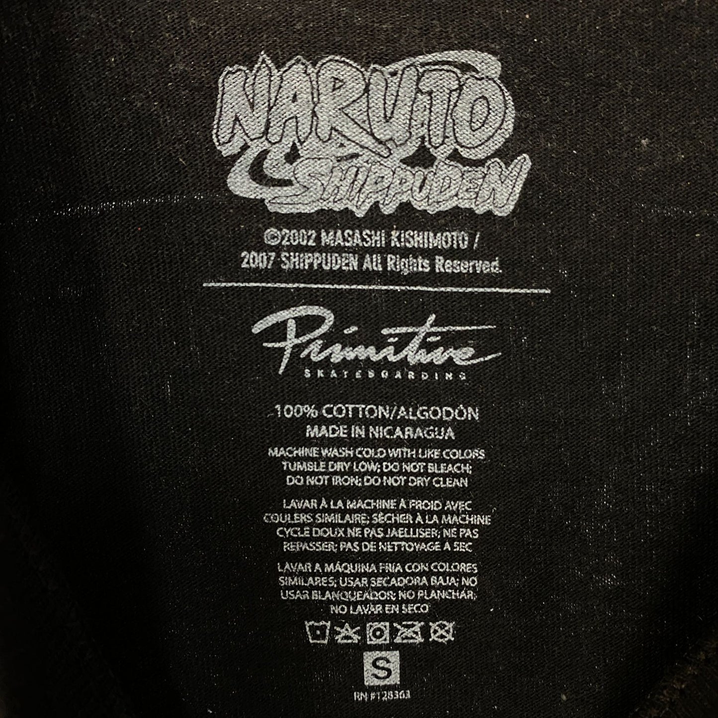 Primitive x Naruto Shippuden Sasuke vs. Kakashi - Team 7 T-Shirt Small